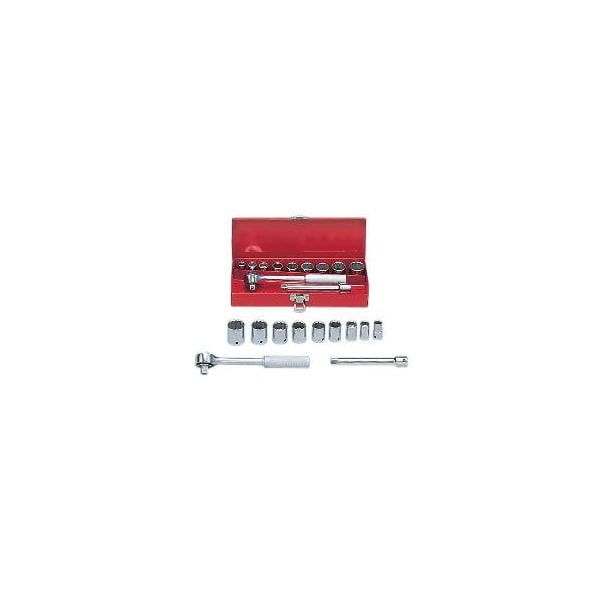 Set, Skt, 3/8, 6Pt, Std, 11Pc, M-Box,